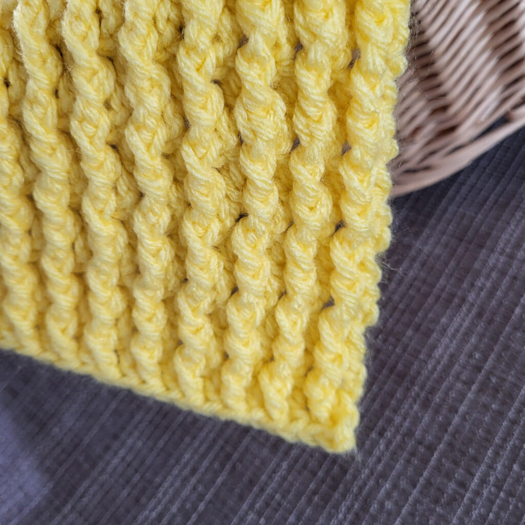 Essential Ribbing Crochet Blanket BlanketswithHeart
