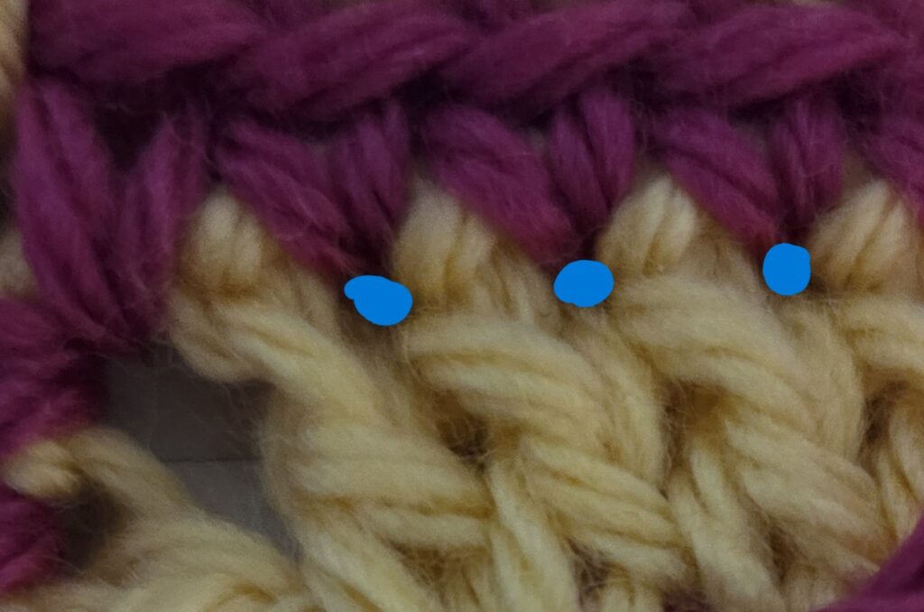 insertion point for hook on outer ring